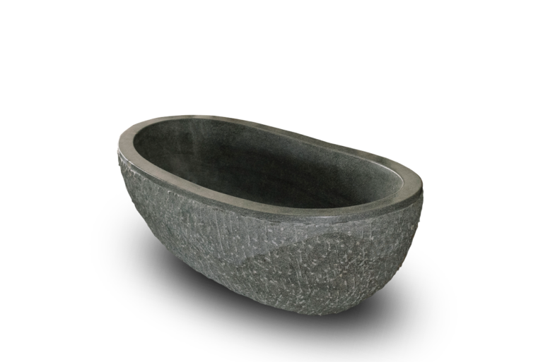 BLACK GRANITE MARMO BATHTUB