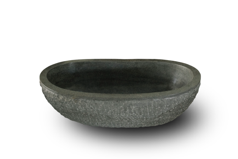 BLACK GRANITE MARMO BATHTUB