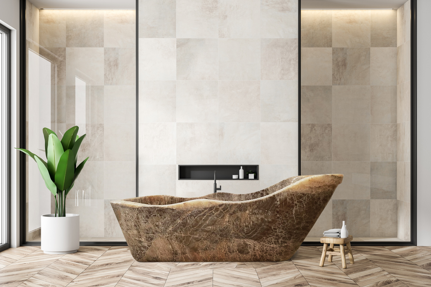 FREESTANDING ONYX BATHTUB​