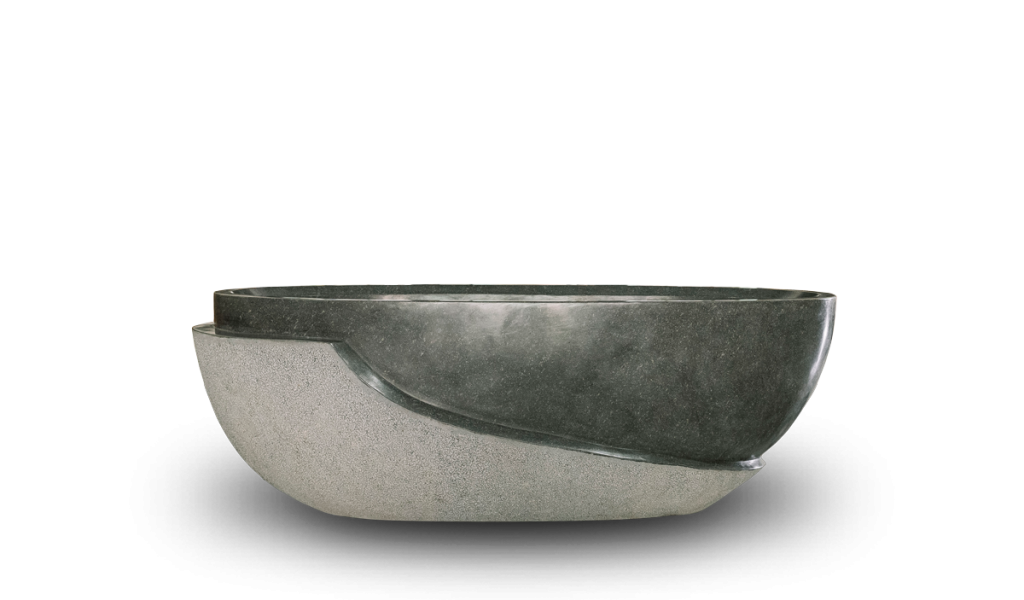 black granite bathtub