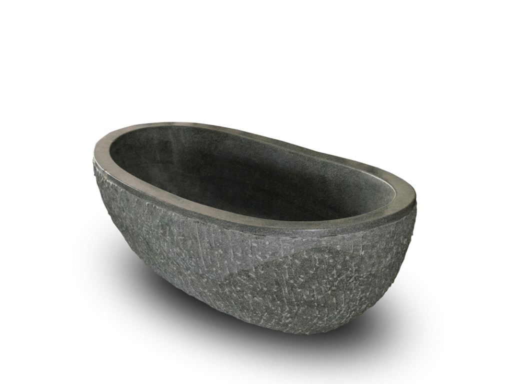 BLACK GRANITE MARMO BATHTUB