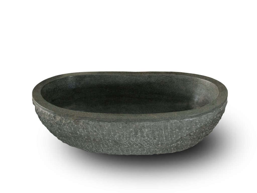 BLACK GRANITE MARMO BATHTUB